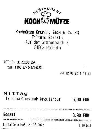 melp Hffner Kochmtze Restaurant